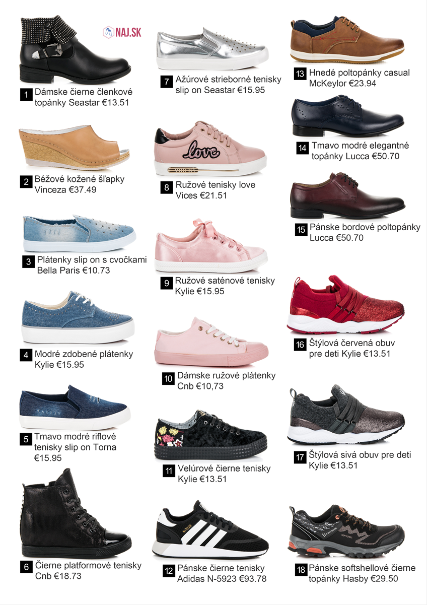 Nová jarná kolekcia obuvi